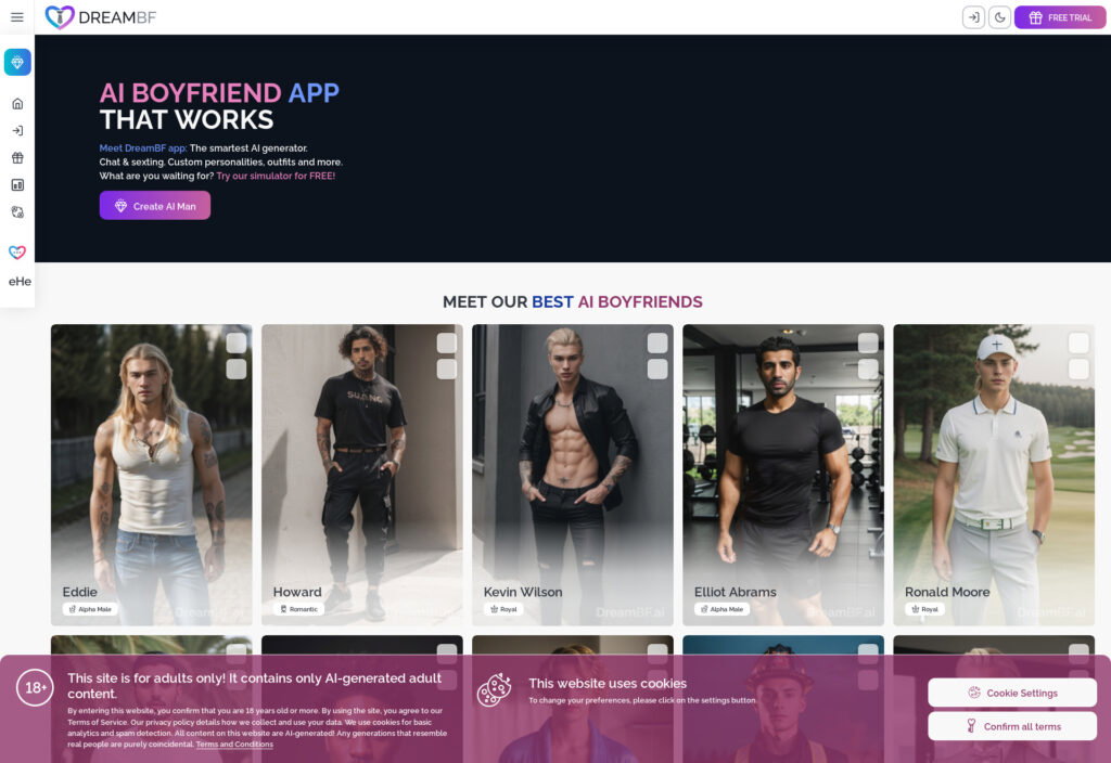 DreamBF.ai interface screenshot
