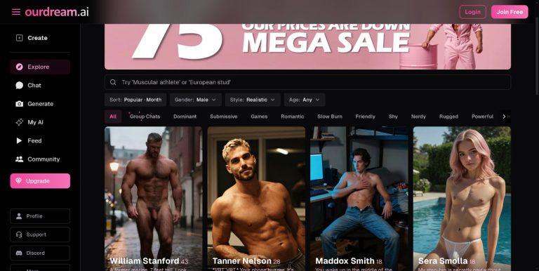 ourdream ai gay porn